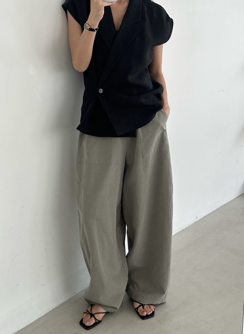 LE VASE韓國直郵女士新款時尚26春夏推薦熱賣人氣休閑褲LE VASE休閑褲