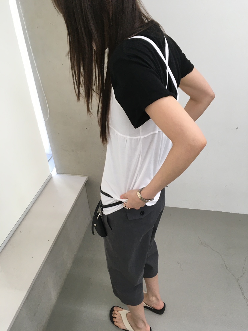 MINIMUZE韓國東大門直郵女士新款職業26夏季休閑吊帶背心MINIMUZE吊帶/背心