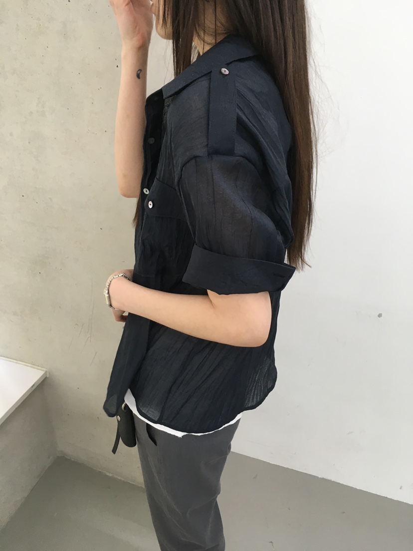 MINIMUZE韓國直郵女士新款26春夏休閑職業推薦襯衫蕾絲衫MINIMUZE襯衫/蕾絲衫