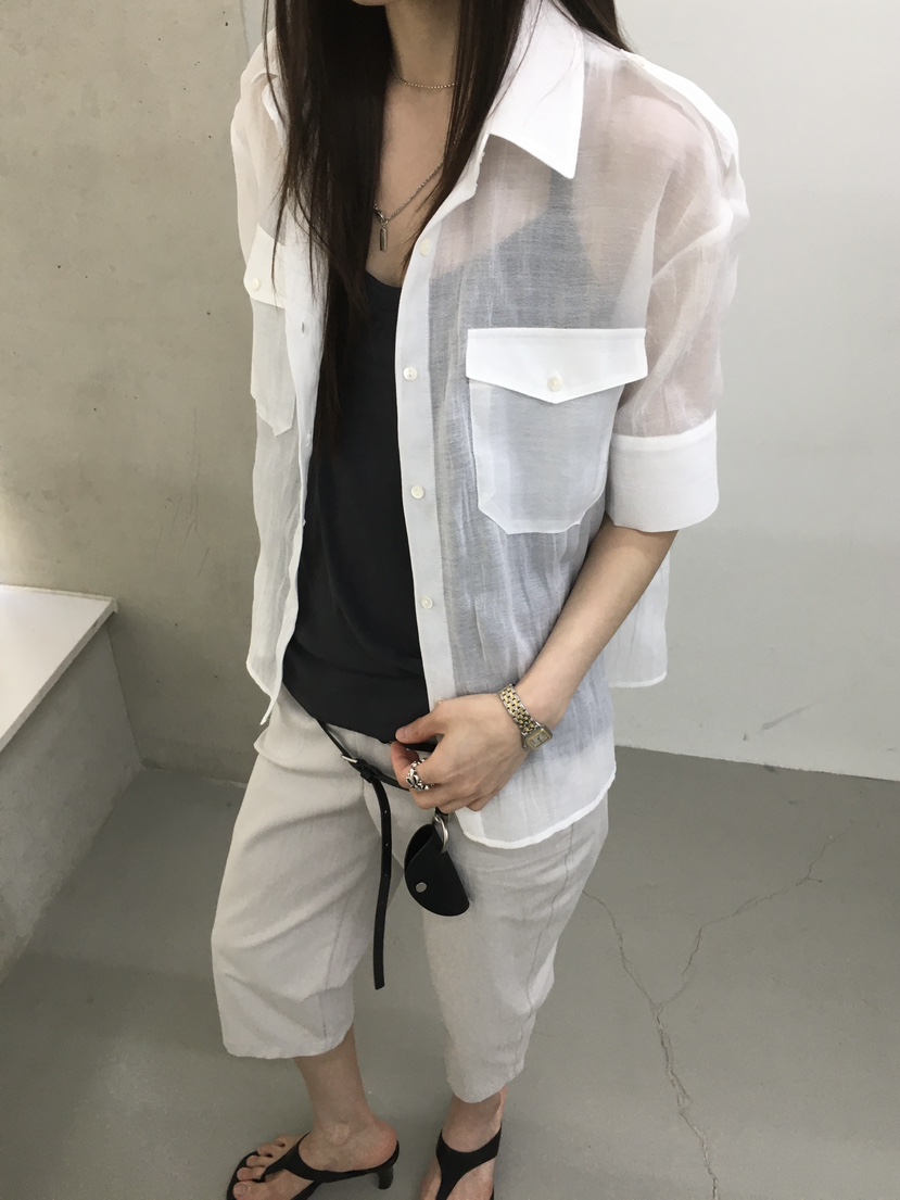 MINIMUZE韓國直郵女士新款26春夏休閑職業推薦襯衫蕾絲衫MINIMUZE襯衫/蕾絲衫