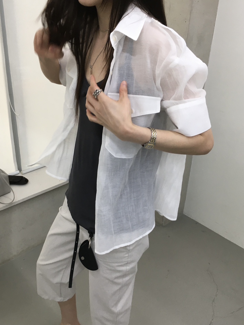 MINIMUZE韓國直郵女士新款26春夏休閑職業推薦襯衫蕾絲衫MINIMUZE襯衫/蕾絲衫