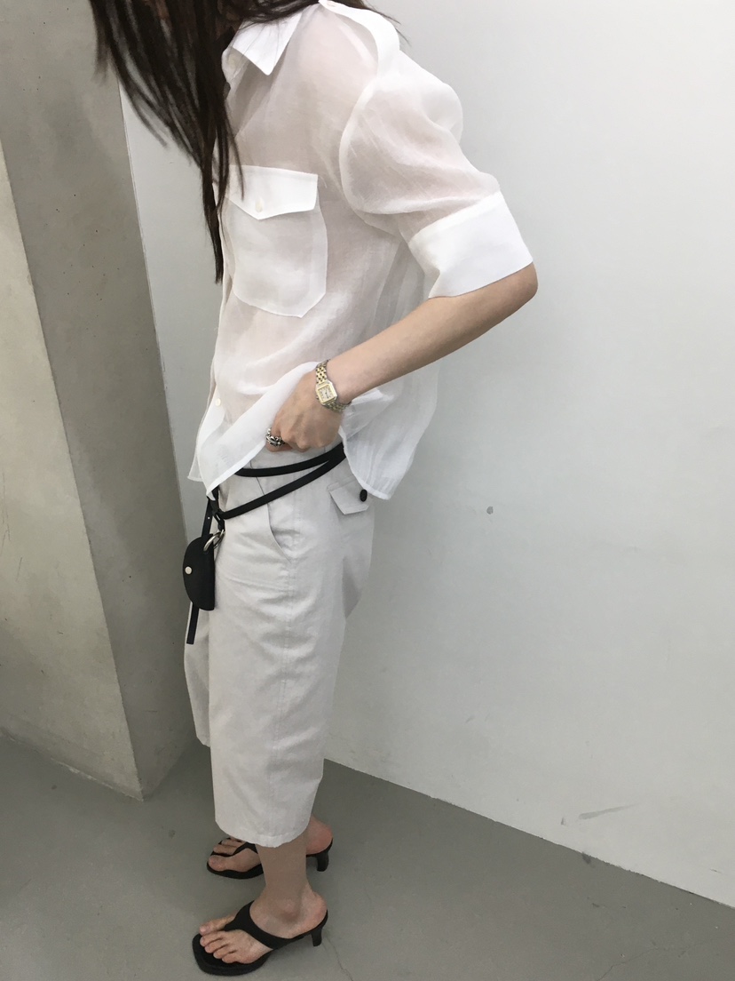 MINIMUZE韓國直郵女士新款26春夏休閑職業推薦襯衫蕾絲衫MINIMUZE襯衫/蕾絲衫