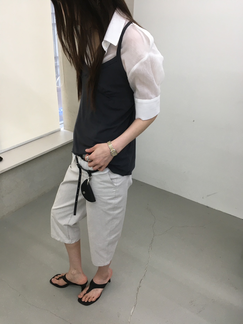 MINIMUZE韓國直郵女士新款26春夏休閑職業推薦襯衫蕾絲衫MINIMUZE襯衫/蕾絲衫