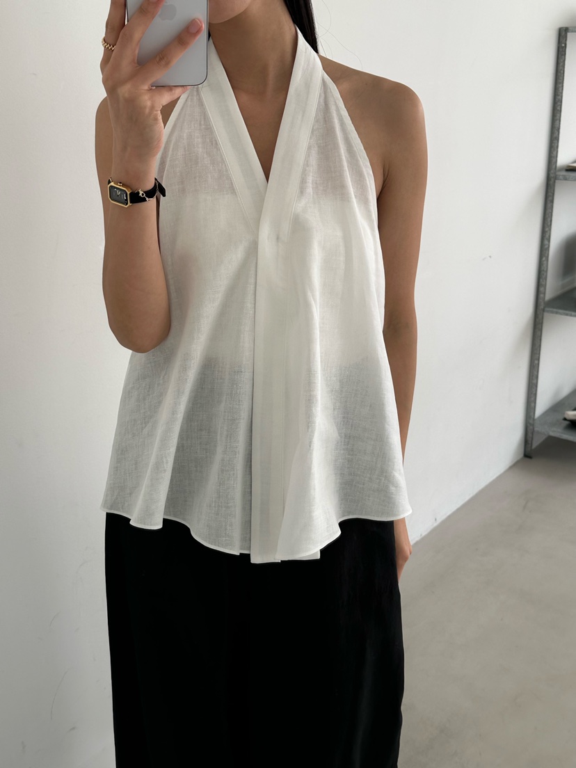 LE VASE韓國東大門代購女裝新品26春夏休閑職業吊帶背心LE VASE吊帶/背心