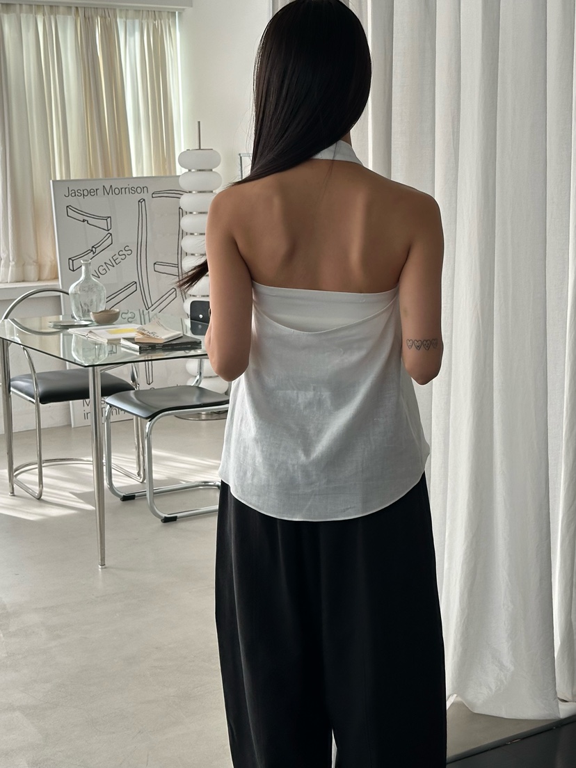 LE VASE韓國東大門代購女裝新品26春夏休閑職業吊帶背心LE VASE吊帶/背心