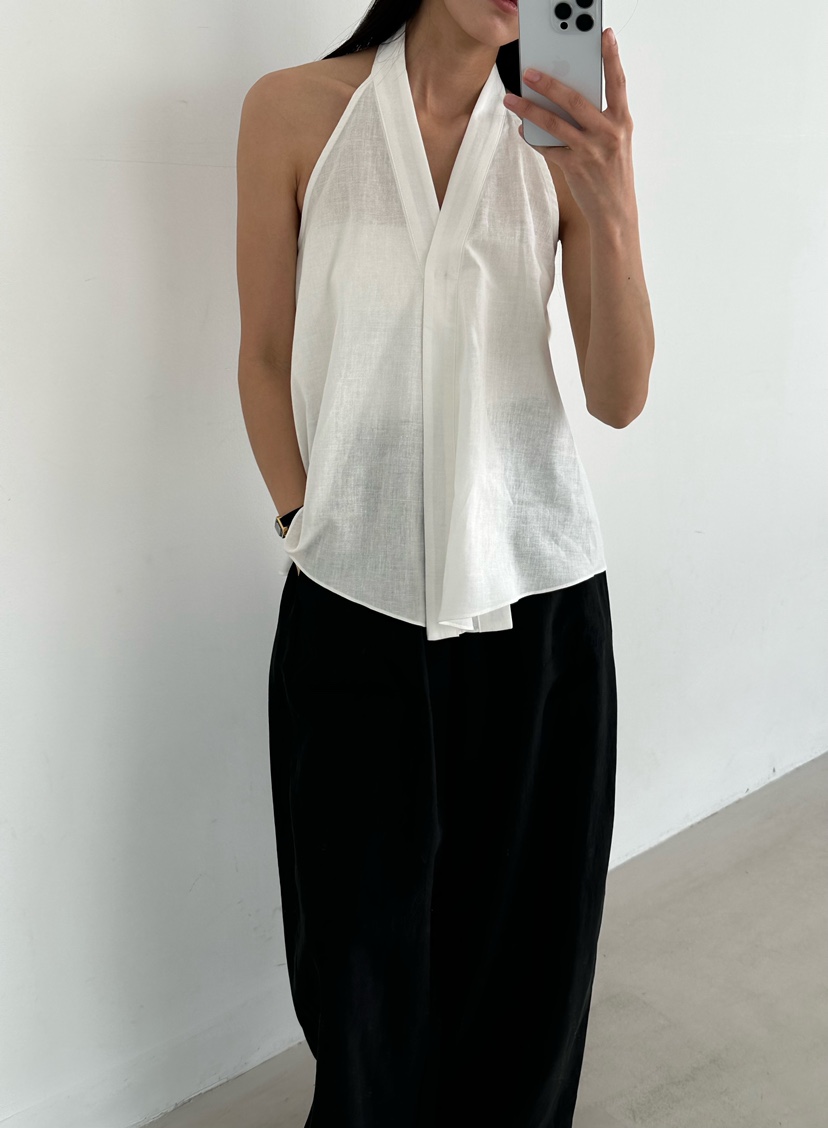 LE VASE韓國東大門代購女裝新品26春夏休閑職業吊帶背心LE VASE吊帶/背心