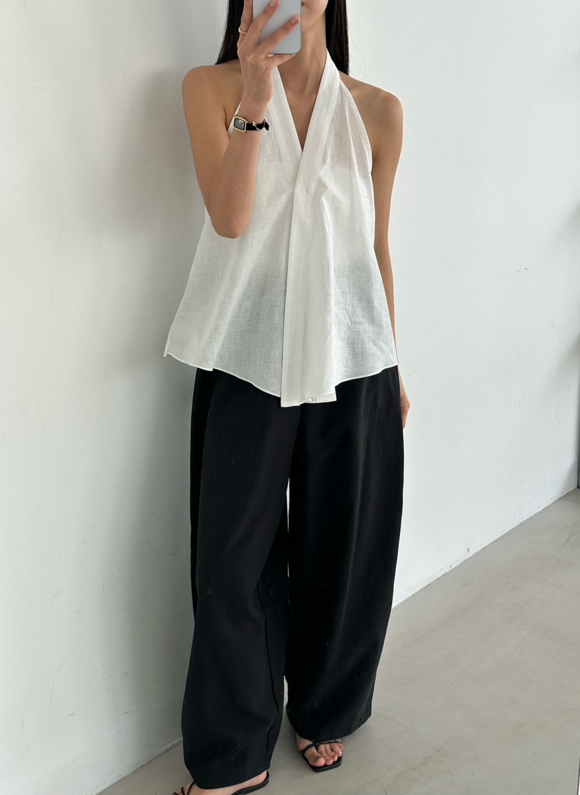 LE VASE韓國東大門代購女裝新品26春夏休閑職業吊帶背心LE VASE吊帶/背心
