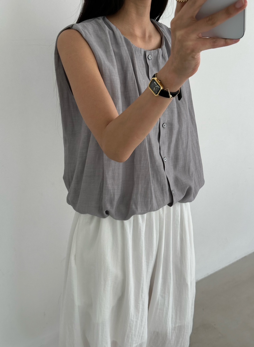 LE VASE韓國東大門代購女士新品26夏季休閑26春夏襯衫蕾絲衫LE VASE襯衫/蕾絲衫
