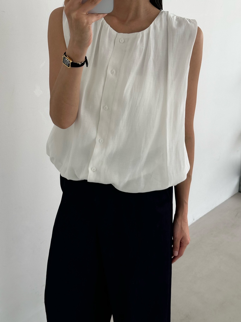 LE VASE韓國東大門代購女士新品26夏季休閑26春夏襯衫蕾絲衫LE VASE襯衫/蕾絲衫