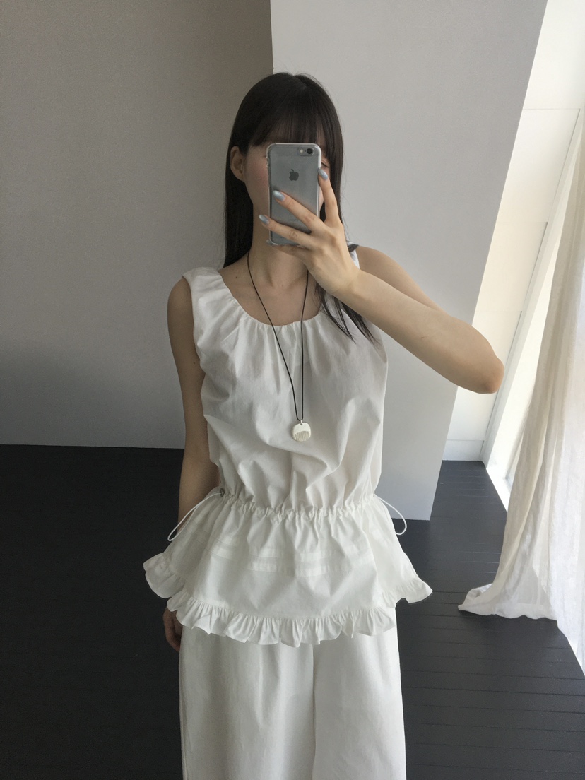 LEGACY韓國直郵實拍女裝新品人氣熱賣26春夏吊帶背心荷葉邊LEGACY吊帶/背心