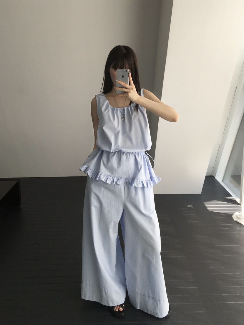 LEGACY韓國直郵實拍女裝新品人氣熱賣26春夏吊帶背心荷葉邊LEGACY吊帶/背心