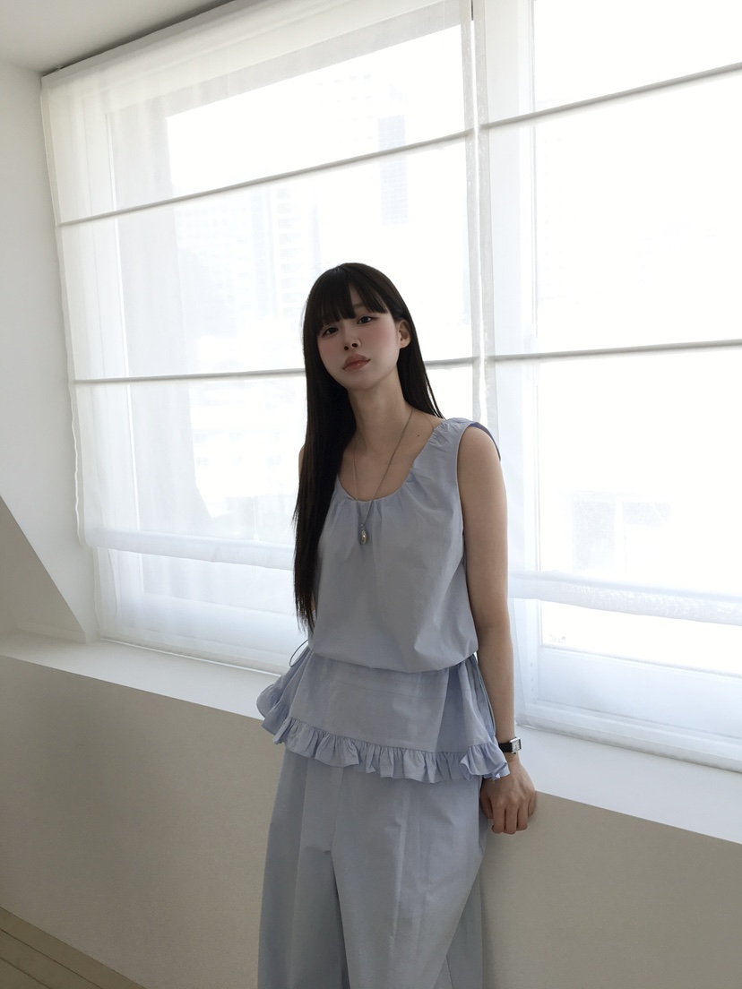 LEGACY韓國直郵實拍女裝新品人氣熱賣26春夏吊帶背心荷葉邊LEGACY吊帶/背心