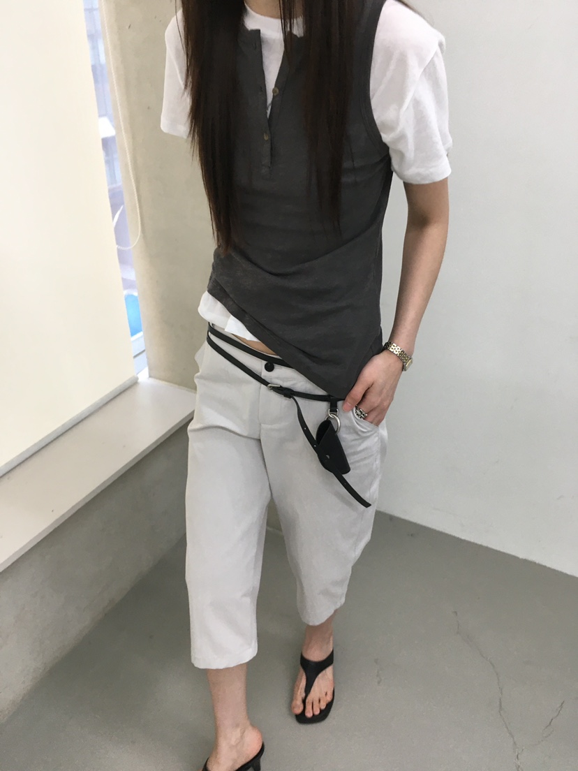 MINIMUZE韓國東大門代購女士新款26春夏熱賣休閑吊帶背心MINIMUZE吊帶/背心