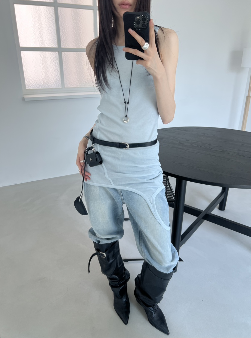 NOVUS韓國直郵女士新款26春夏26夏季職業熱賣人氣推薦連衣裙NOVUS連衣裙