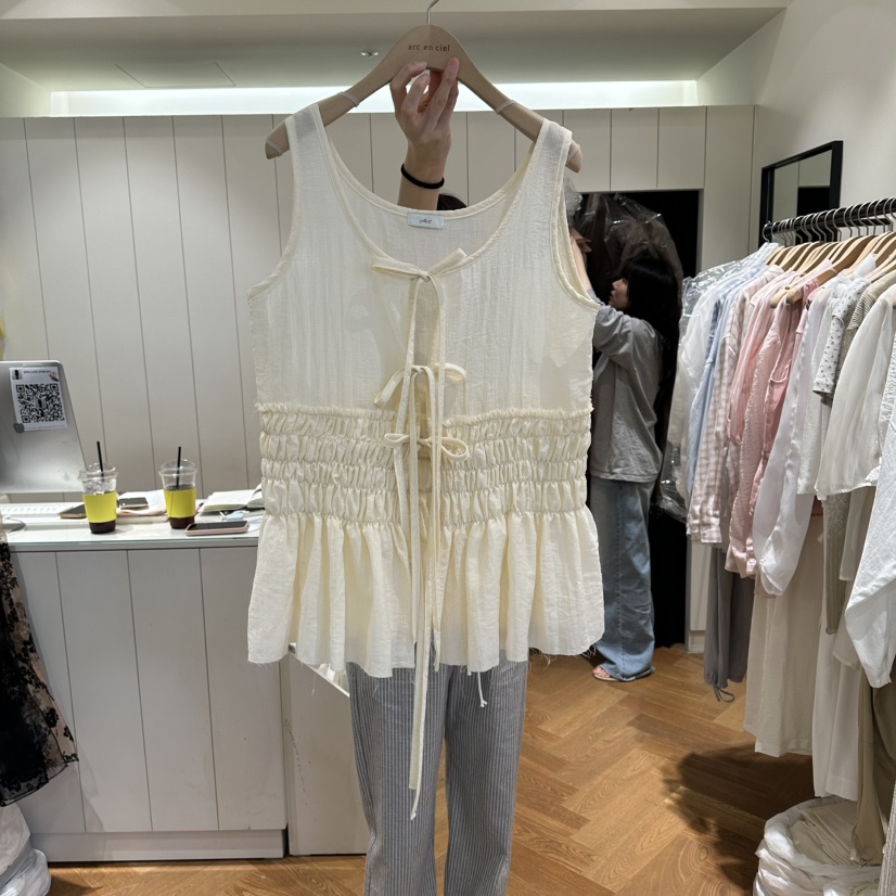 ARC韓國東大門直郵女裝新品人氣推薦26春夏時尚襯衫蕾絲衫ARC EN CIEL襯衫/蕾絲衫圖色2