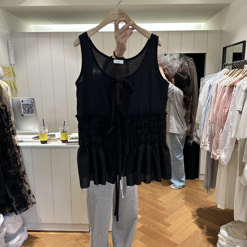 ARC韓國東大門直郵女裝新品人氣推薦26春夏時尚襯衫蕾絲衫ARC EN CIEL襯衫/蕾絲衫圖色3