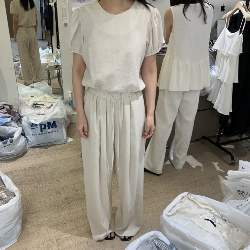 W AND J東大門實拍韓國女士新品26春夏熱賣職業套裝套裝W AND J套裝圖色1