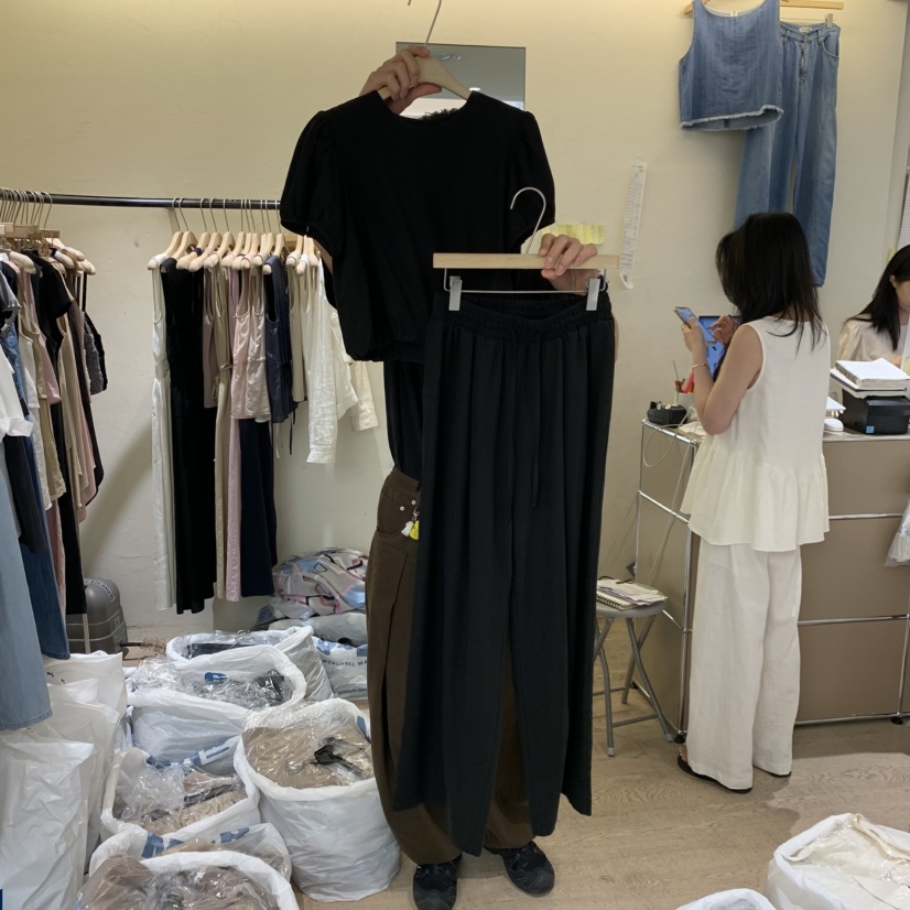 W AND J東大門實拍韓國女士新品26春夏熱賣職業套裝套裝W AND J套裝圖色2