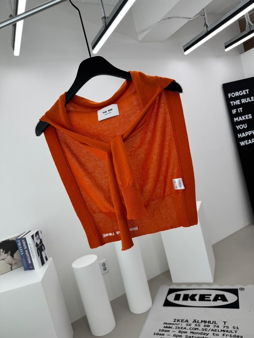 RED-A韓國直郵實拍女裝新款26夏季26春夏圍巾披肩刺繡保暖RED-A圍巾/披肩圖色2