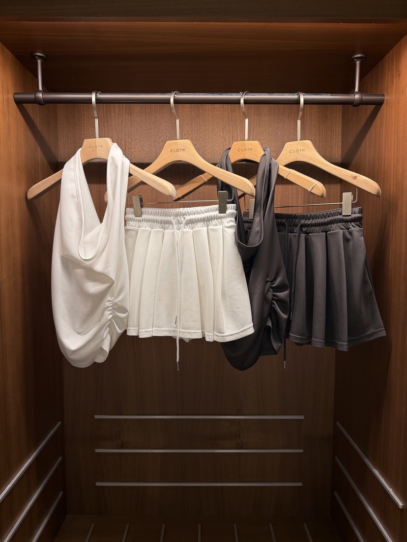 CLOTH韓國代購女士新款26春夏職業人氣熱賣26夏季套裝破洞CLOTH套裝