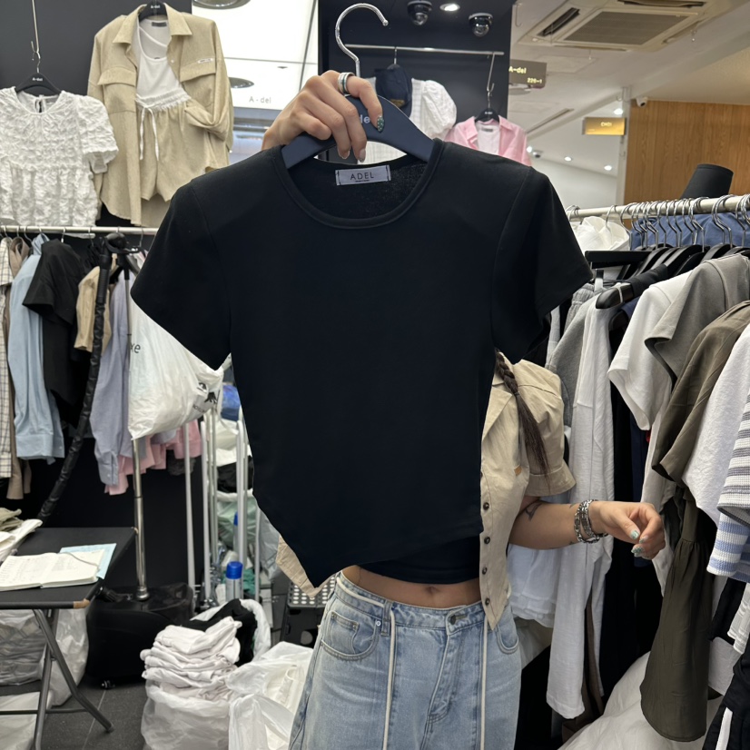 A-DEL韓國東大門直郵女士新品休閑時尚26夏季熱賣T恤修身A-DELT恤圖色3