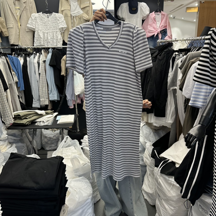 A-DEL韓國直郵女士新品職業休閑時尚26夏季人氣26春夏連衣裙A-DEL連衣裙圖色1