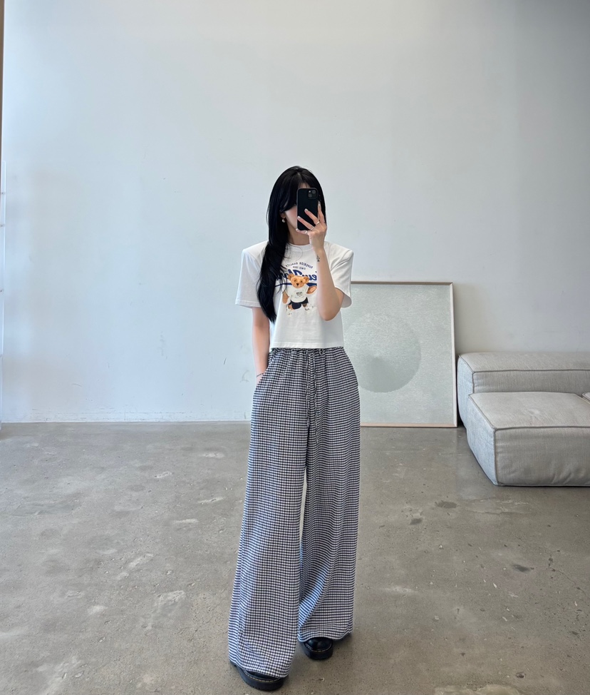 AMUSE SEOUL韓國代購女裝新款26夏季人氣推薦時尚休閑褲AMUSE SEOUL休閑褲