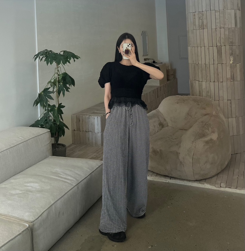 AMUSE SEOUL韓國代購女裝新款26夏季人氣推薦時尚休閑褲AMUSE SEOUL休閑褲