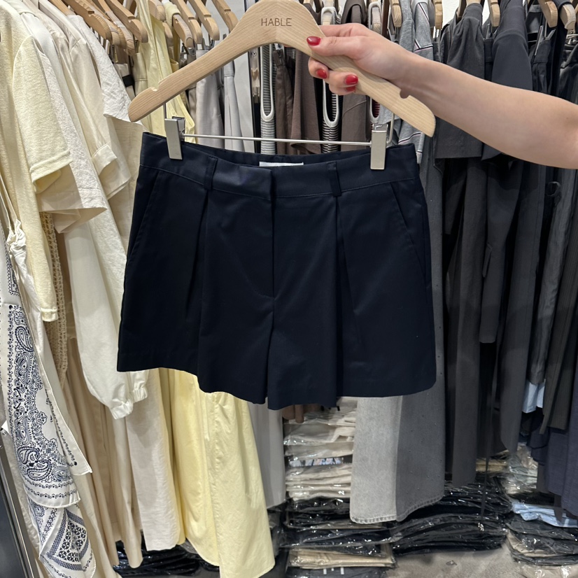 HABLE韓國直郵女士新品26夏季人氣推薦熱賣26春夏短褲不含腰帶HABLE短褲圖色2