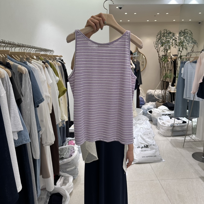 GRACIA東大門實拍韓國女士新品熱賣26春夏推薦休閑吊帶背心GRACIA吊帶/背心