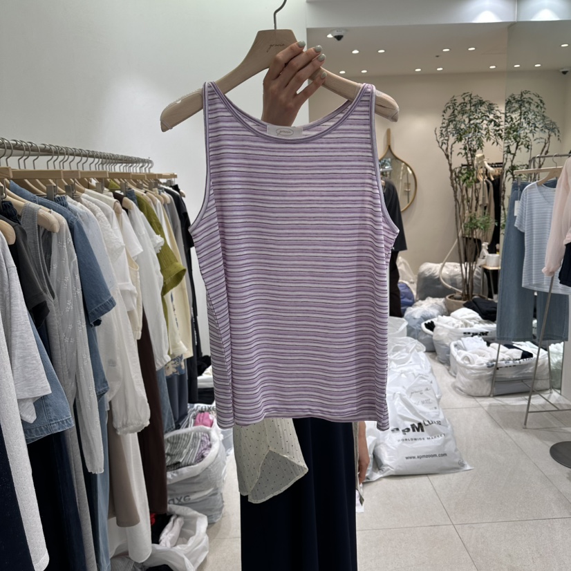 GRACIA東大門實拍韓國女士新品熱賣26春夏推薦休閑吊帶背心GRACIA吊帶/背心圖色1