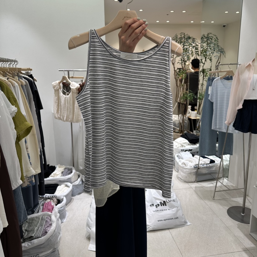 GRACIA東大門實拍韓國女士新品熱賣26春夏推薦休閑吊帶背心GRACIA吊帶/背心圖色3