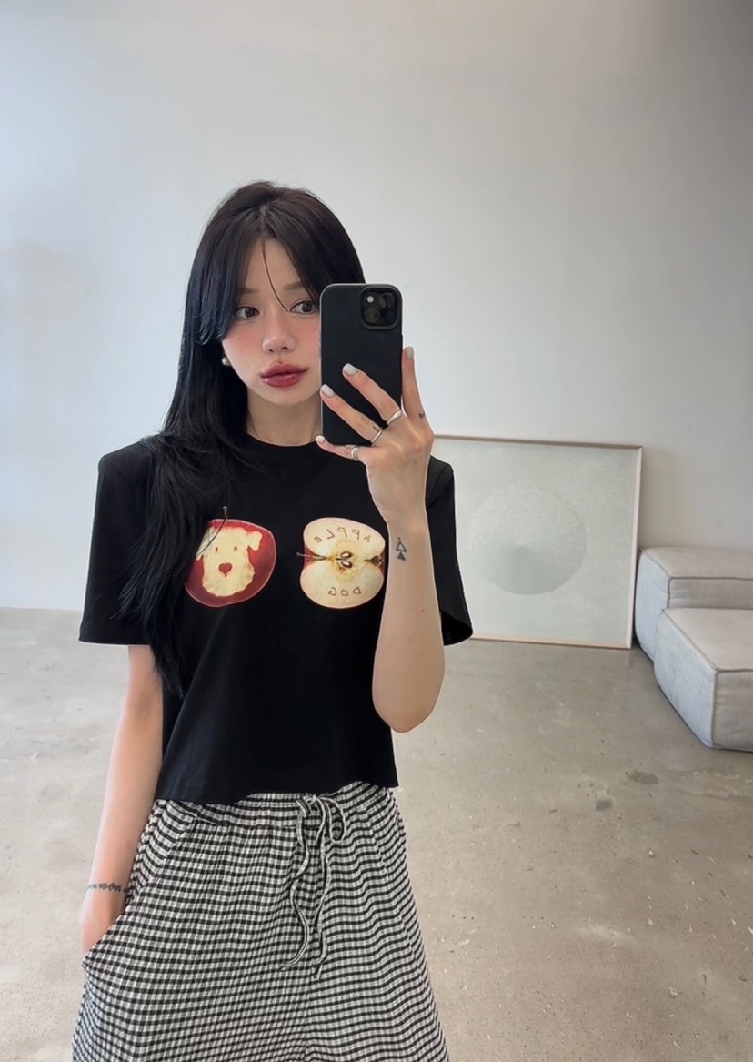 AMUSE SEOUL韓國東大門直郵女裝新品職業26夏季時尚熱賣T恤AMUSE SEOULT恤