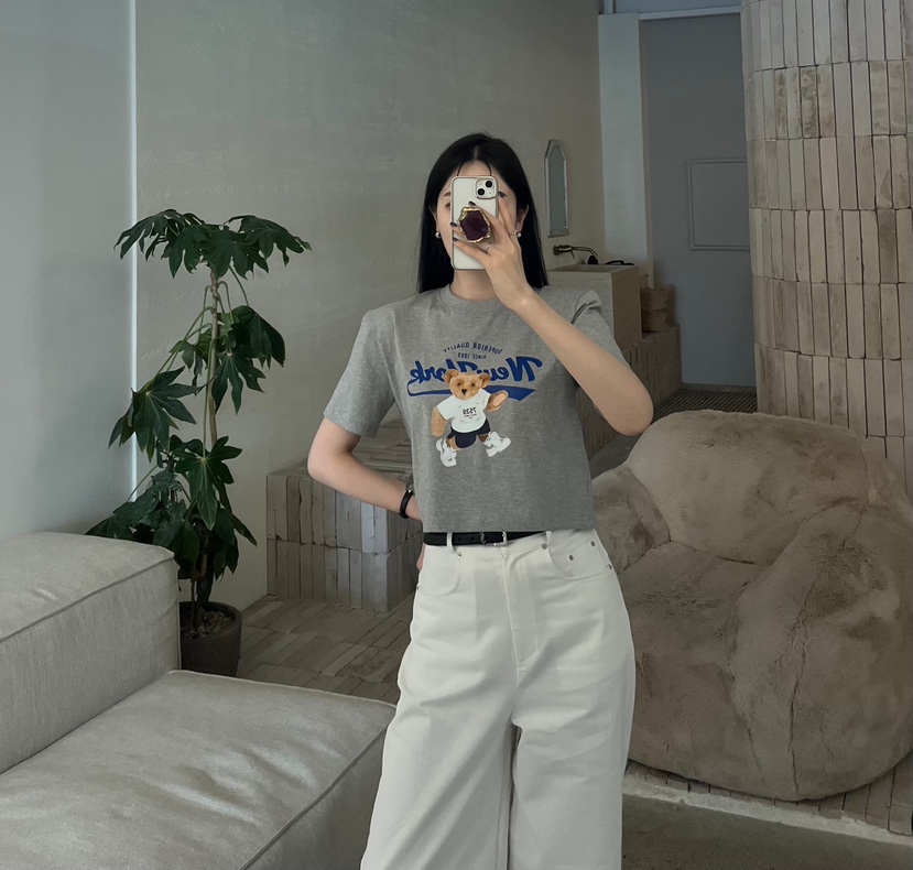 AMUSE SEOUL韓國東大門直郵女士新款26夏季推薦人氣26春夏T恤AMUSE SEOULT恤