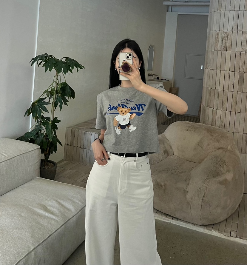 AMUSE SEOUL韓國東大門直郵女士新款26夏季推薦人氣26春夏T恤AMUSE SEOULT恤