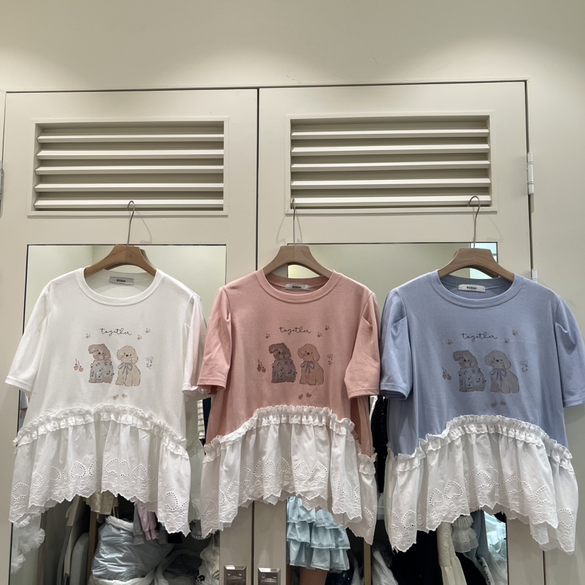 BE&amp;BE韓國直郵女士新品熱賣26春夏26夏季休閑推薦T恤BE&beT恤