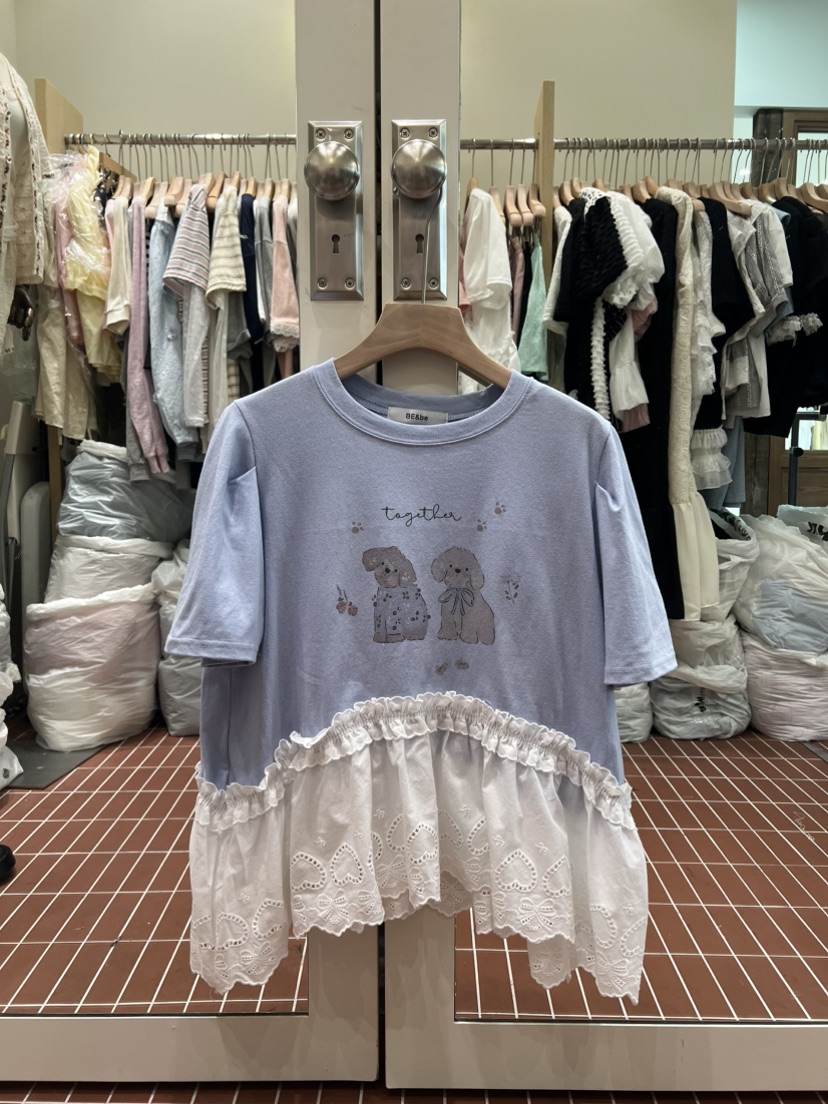 BE&amp;BE韓國直郵女士新品熱賣26春夏26夏季休閑推薦T恤BE&beT恤圖色3