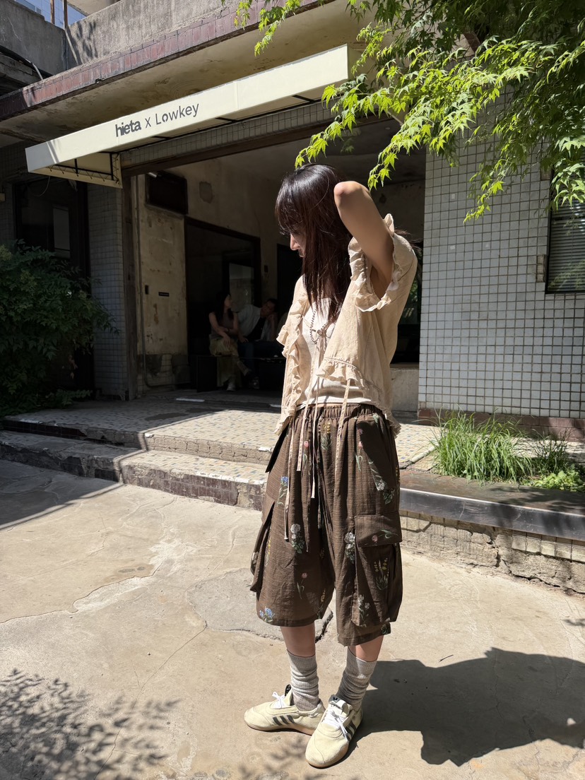 FRANC—L韓國直郵實拍女裝新款26春夏26夏季休閑推薦短褲FRANC短褲