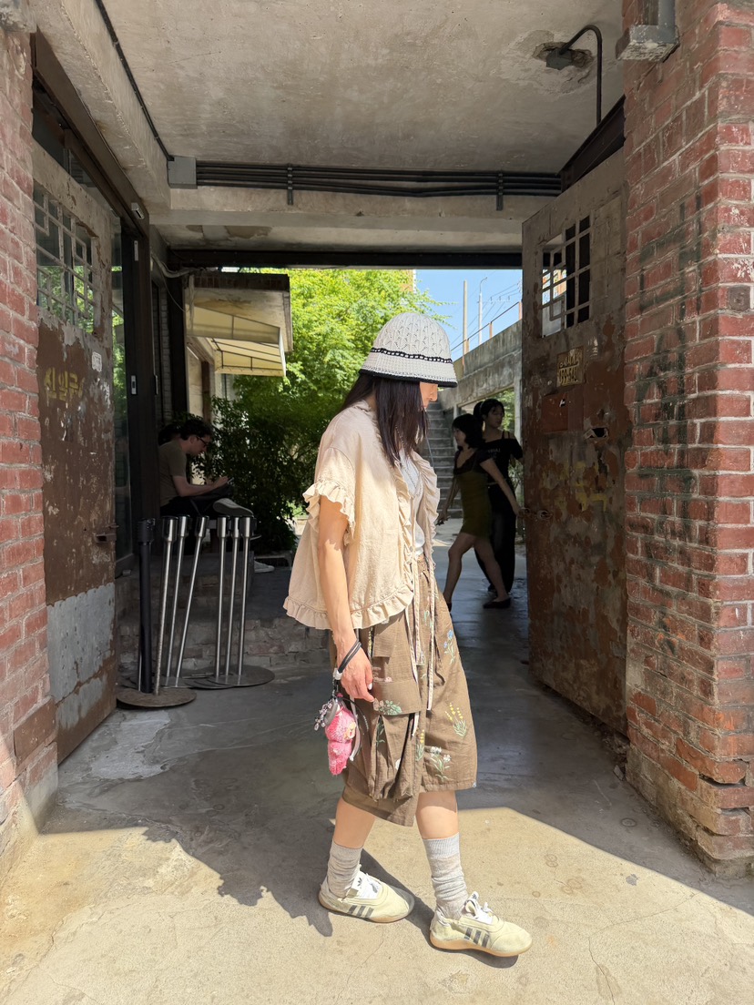 FRANC—L韓國直郵實拍女裝新款26春夏26夏季休閑推薦短褲FRANC短褲