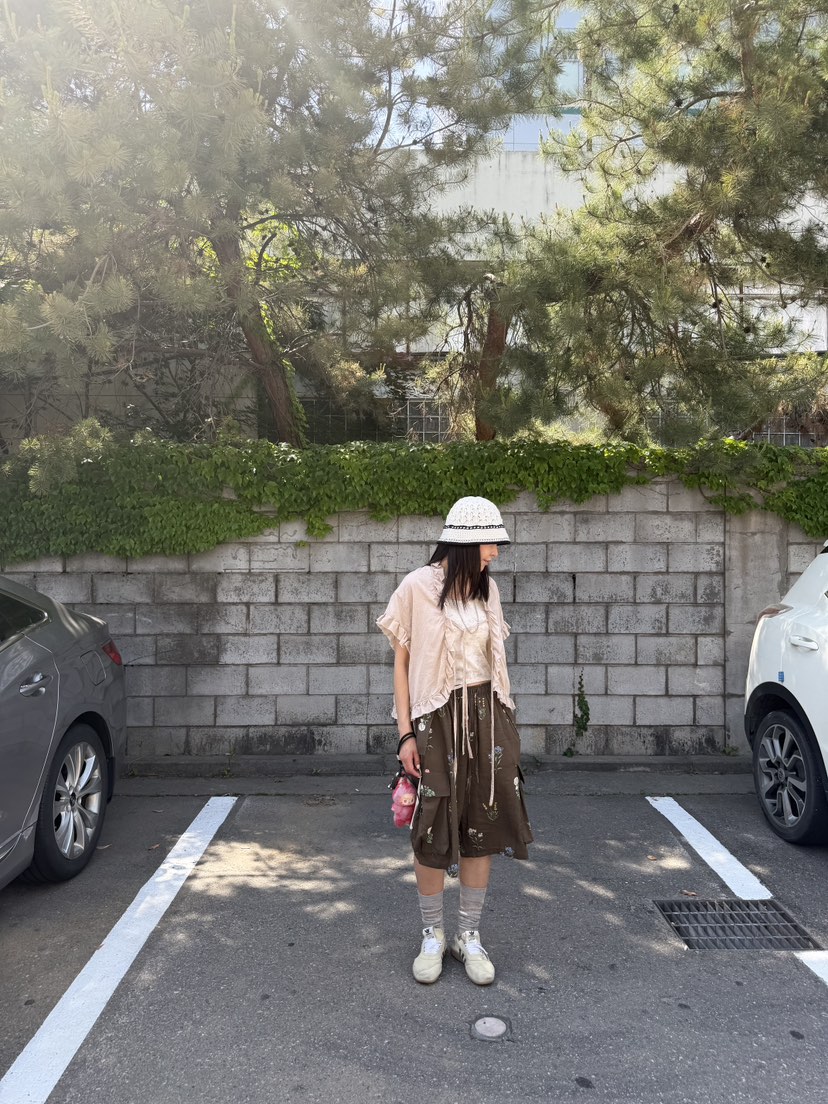FRANC—L韓國直郵實拍女裝新款26春夏26夏季休閑推薦短褲FRANC短褲
