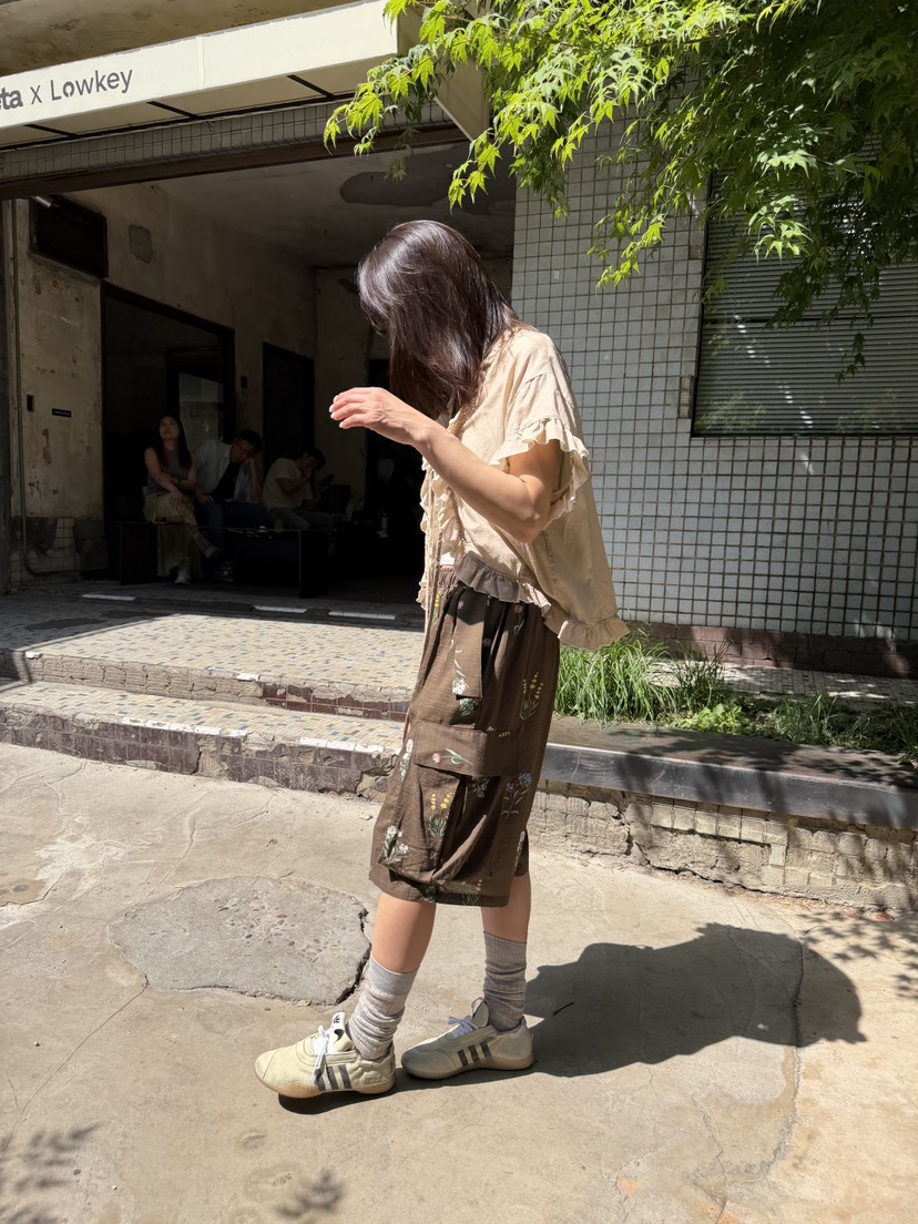 FRANC—L韓國直郵實拍女裝新款26春夏26夏季休閑推薦短褲FRANC短褲
