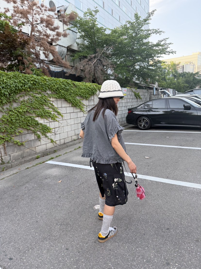 FRANC—L韓國直郵實拍女裝新款26春夏26夏季休閑推薦短褲FRANC短褲