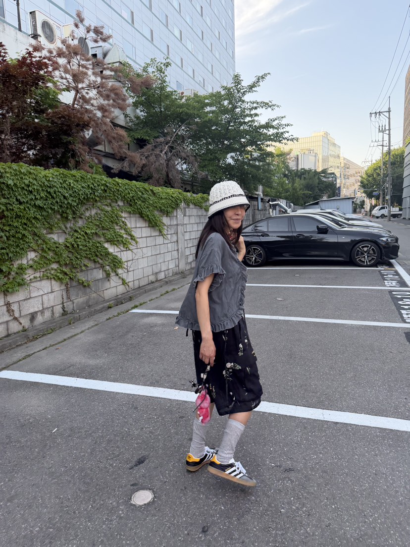 FRANC—L韓國直郵實拍女裝新款26春夏26夏季休閑推薦短褲FRANC短褲