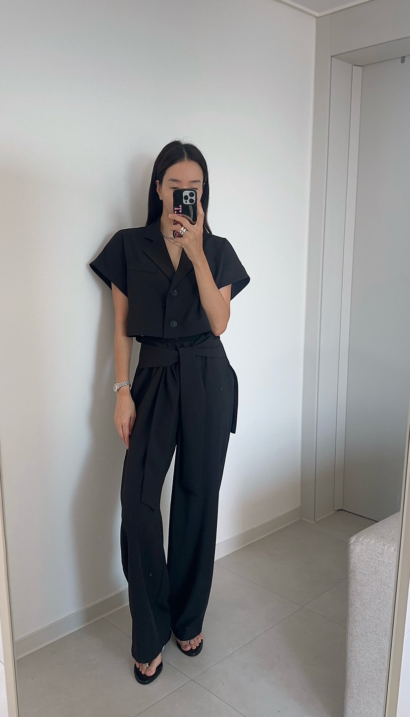 SOUIT韓國直郵女士新品熱賣休閑26夏季職業時尚推薦休閑褲SOUIT by mabel-L休閑褲