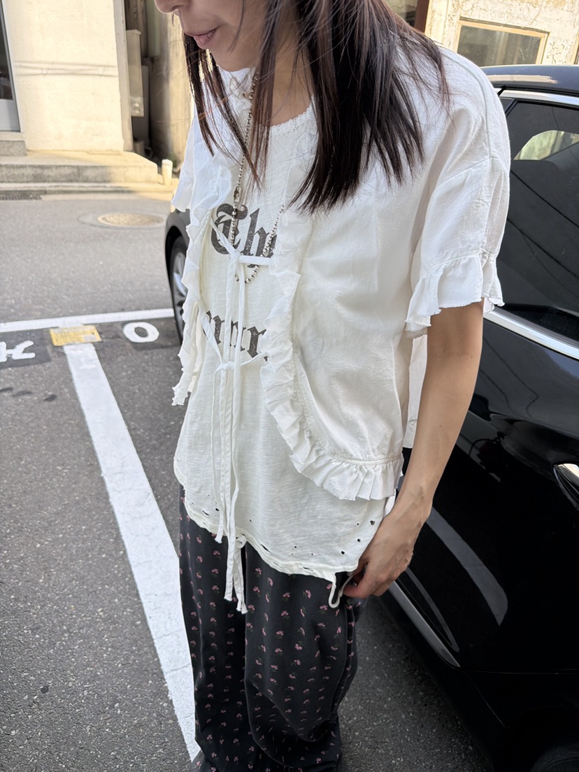 FRANC—L韓國直郵女士新款26夏季熱賣推薦26春夏襯衫蕾絲衫FRANC襯衫/蕾絲衫