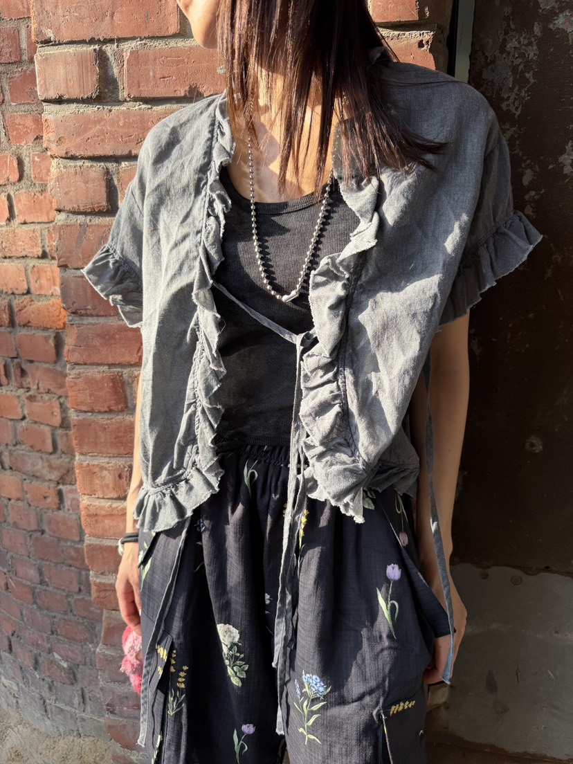 FRANC—L韓國直郵女士新款26夏季熱賣推薦26春夏襯衫蕾絲衫FRANC襯衫/蕾絲衫圖色3