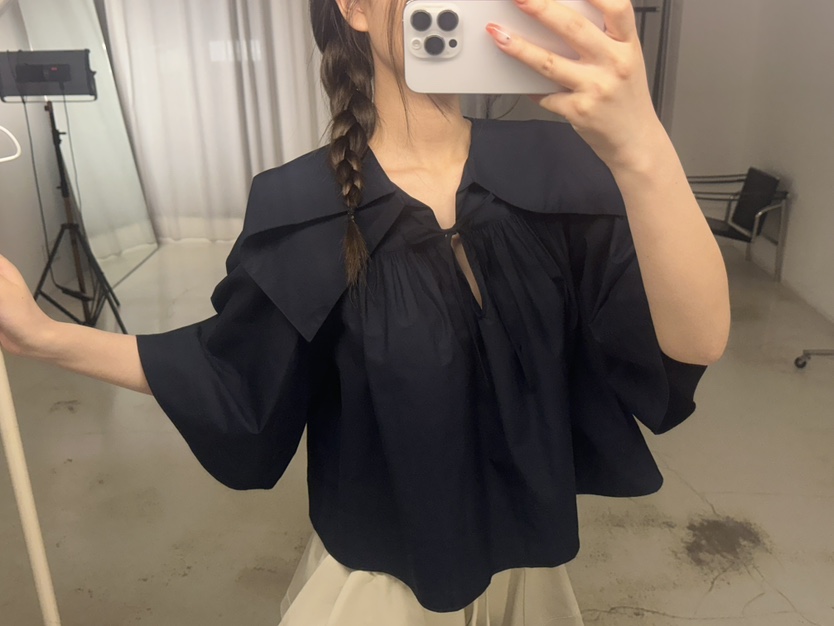 OHAO韓國直郵女士新品職業時尚休閑熱賣人氣推薦襯衫蕾絲衫OHAO/HA MONG襯衫/蕾絲衫