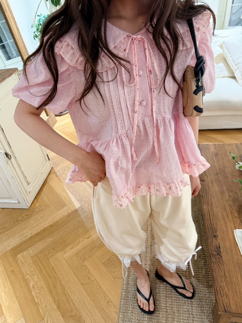 BOUTIQUE-L韓國代購女裝新款人氣休閑職業推薦襯衫蕾絲衫BOUTIQUE-L襯衫/蕾絲衫