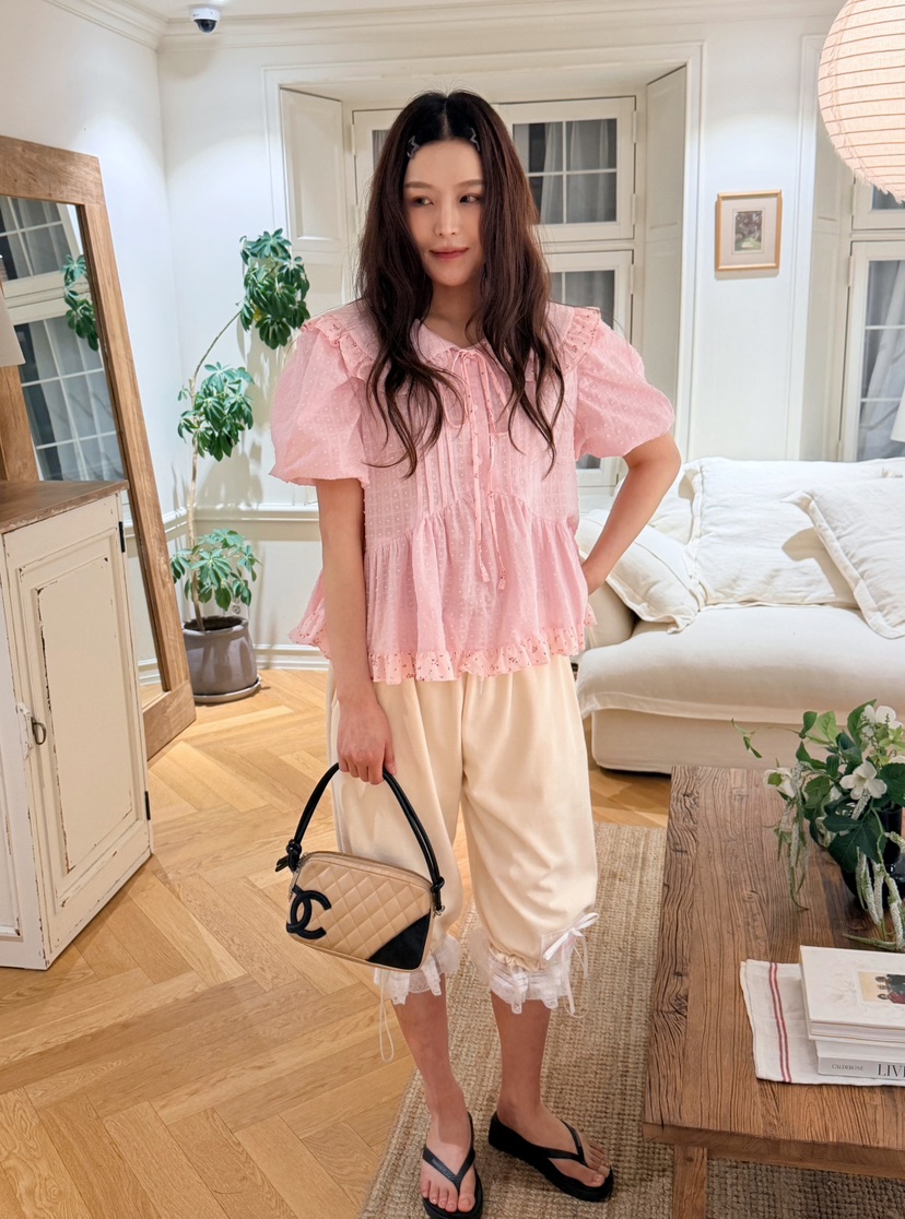 BOUTIQUE-L韓國代購女裝新款人氣休閑職業推薦襯衫蕾絲衫BOUTIQUE-L襯衫/蕾絲衫
