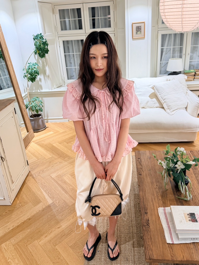 BOUTIQUE-L韓國代購女裝新款人氣休閑職業推薦襯衫蕾絲衫BOUTIQUE-L襯衫/蕾絲衫
